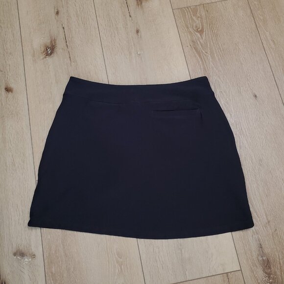 NIKE Womens Tournament Knit Golf Skort Black 726172-010 Size M Pickleball Tennis - Picture 2 of 15